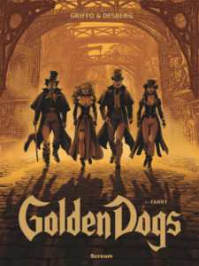 Golden Dogs 1 Fanny Okładka Gitarą Rysowane