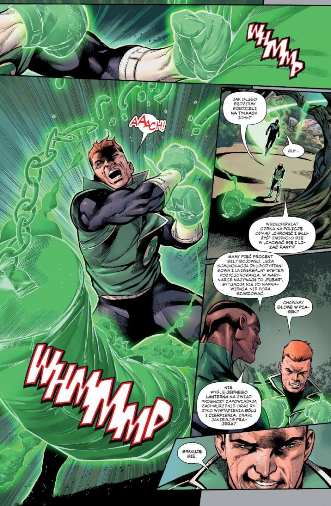 Hal Jordan i Korpus Zielonych Latarni Prawo Sinestro 1 Gitarą Rysowane