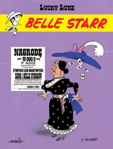 Lucky Luke tom 64 Belle Starr Okładka Imaginaria