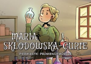 Maria Skłodowska-Curie Pierwiastki promieniotwórcze Okładka Imaginaria