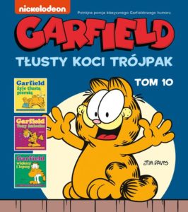 Garfield Tłusty koci trójpak tom 10 Okładka Imaginaria