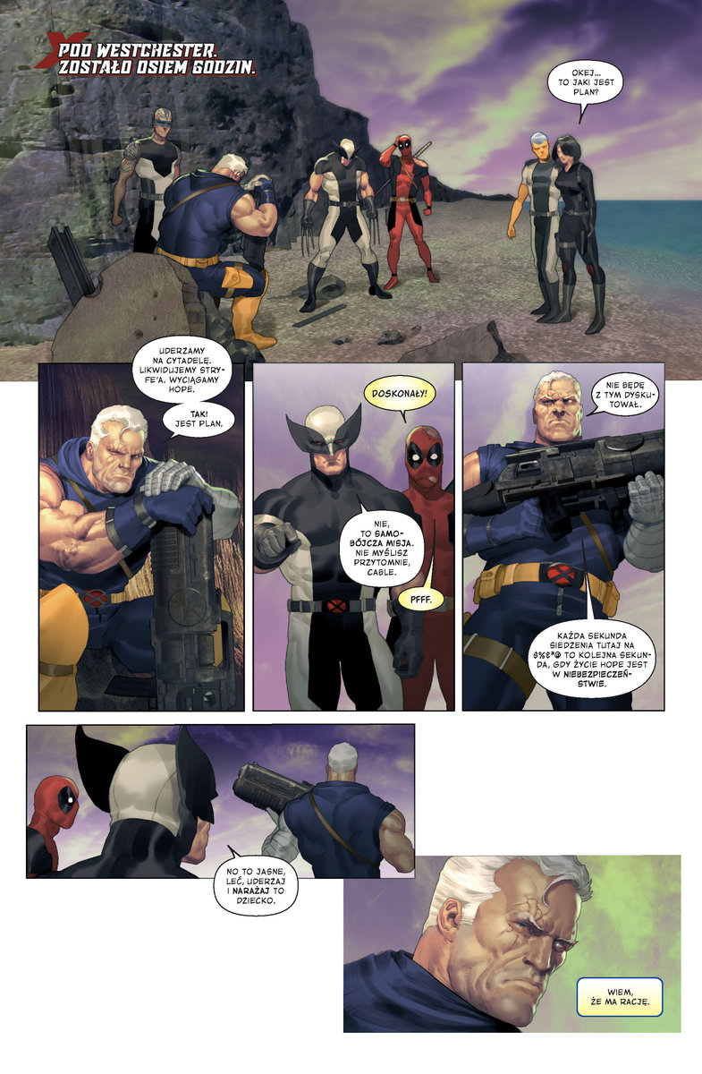 X-Men: Wojna o mesjasza Plansza 1 Imaginaria