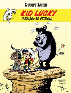 Kid Lucky tom 4 Podążaj za strzałą Okładka Imaginaria